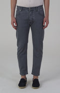 Five-pocket stretch denim trousers