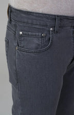 Five-pocket stretch denim trousers
