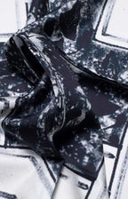 Foulard in pura seta riproduzione riggiola napoletana 1_3