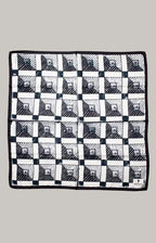 Foulard in pura seta riproduzione riggiola napoletana 2_1