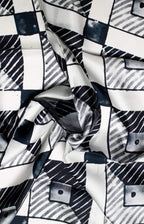Foulard in pura seta riproduzione riggiola napoletana 2_3