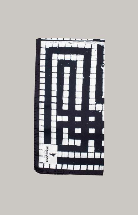 Foulard in pura seta riproduzione riggiola napoletana 4_2