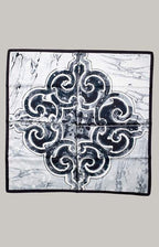 Foulard in pura seta riproduzione riggiola napoletana 5_1