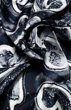 Foulard in pura seta riproduzione riggiola napoletana 5_3