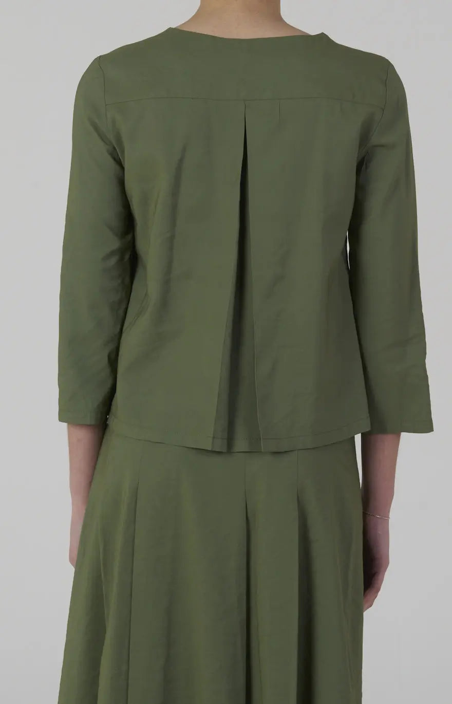 Crew neck jacket