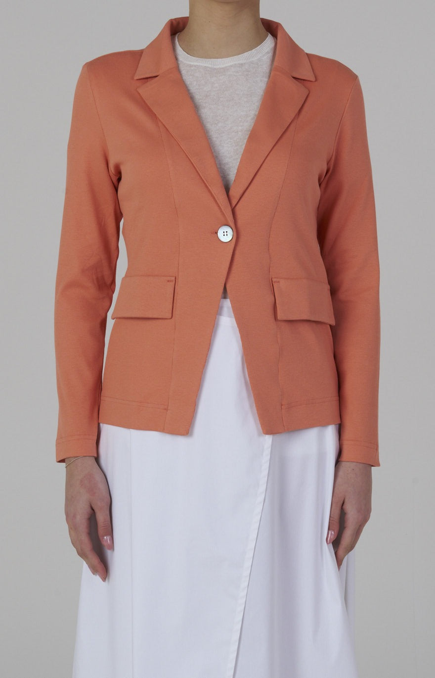 Cotton jersey jacket