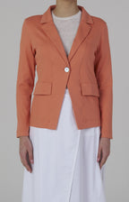 Cotton jersey jacket