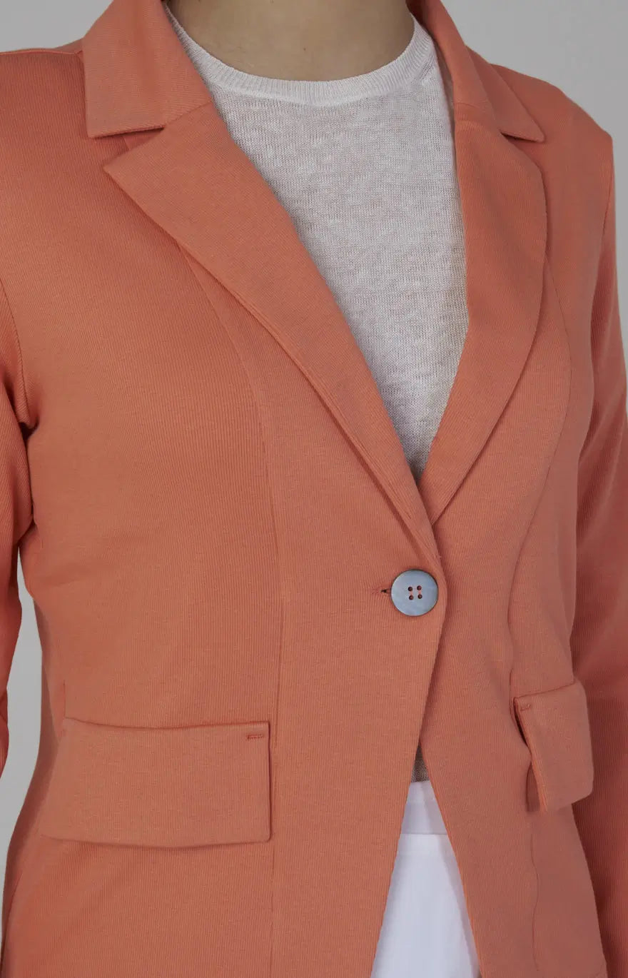 Cotton jersey jacket