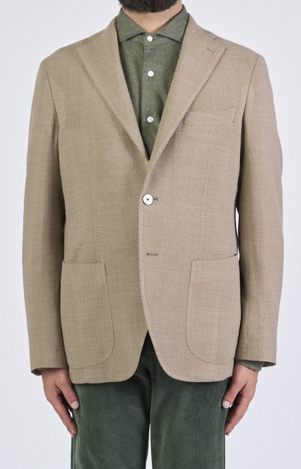 Unlined wool jacket