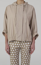 Zip-up jacket in ultra-light technical fabric