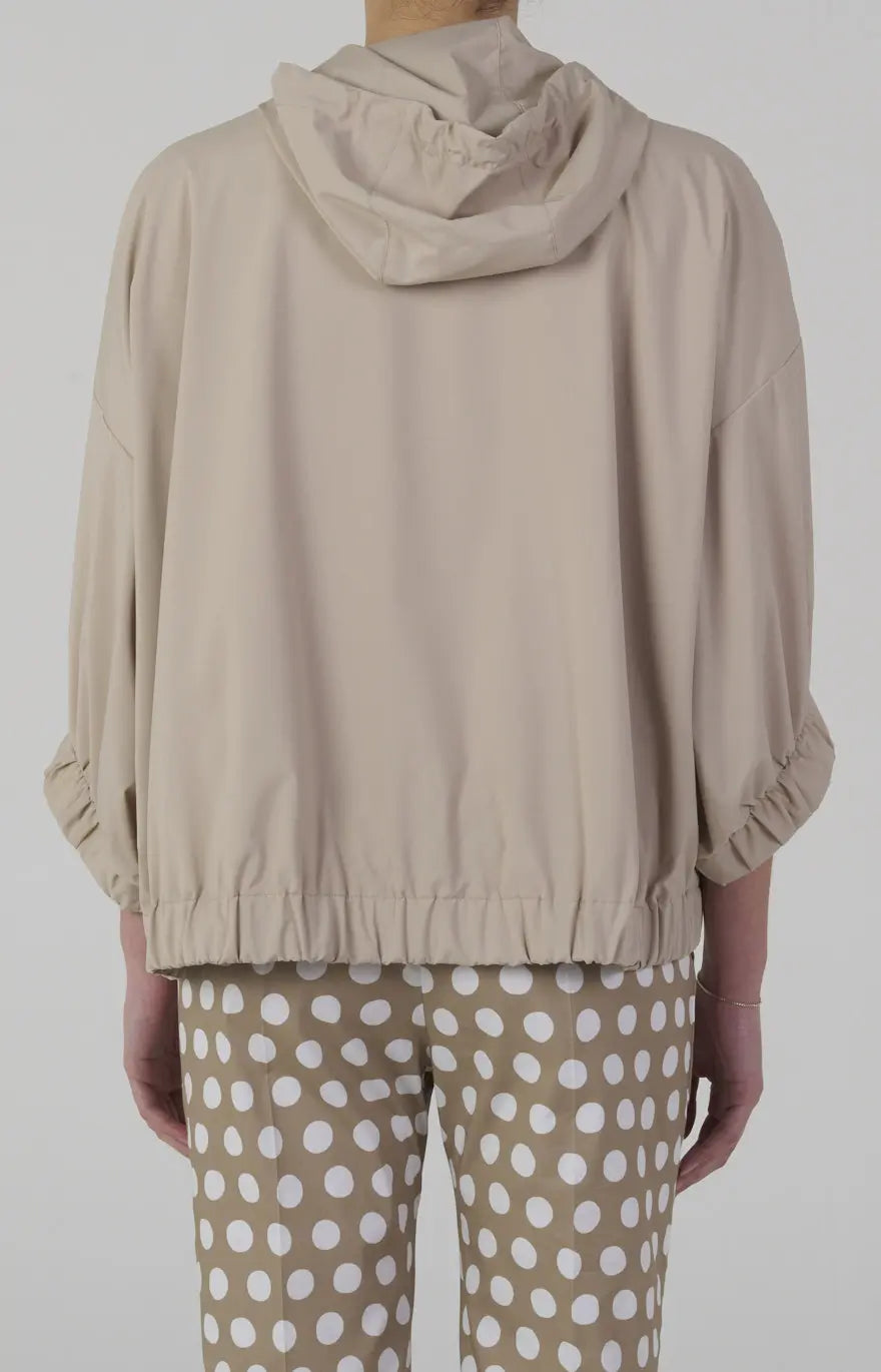 Zip-up jacket in ultra-light technical fabric