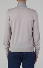 Ultra-light dual-material zip bomber jacket