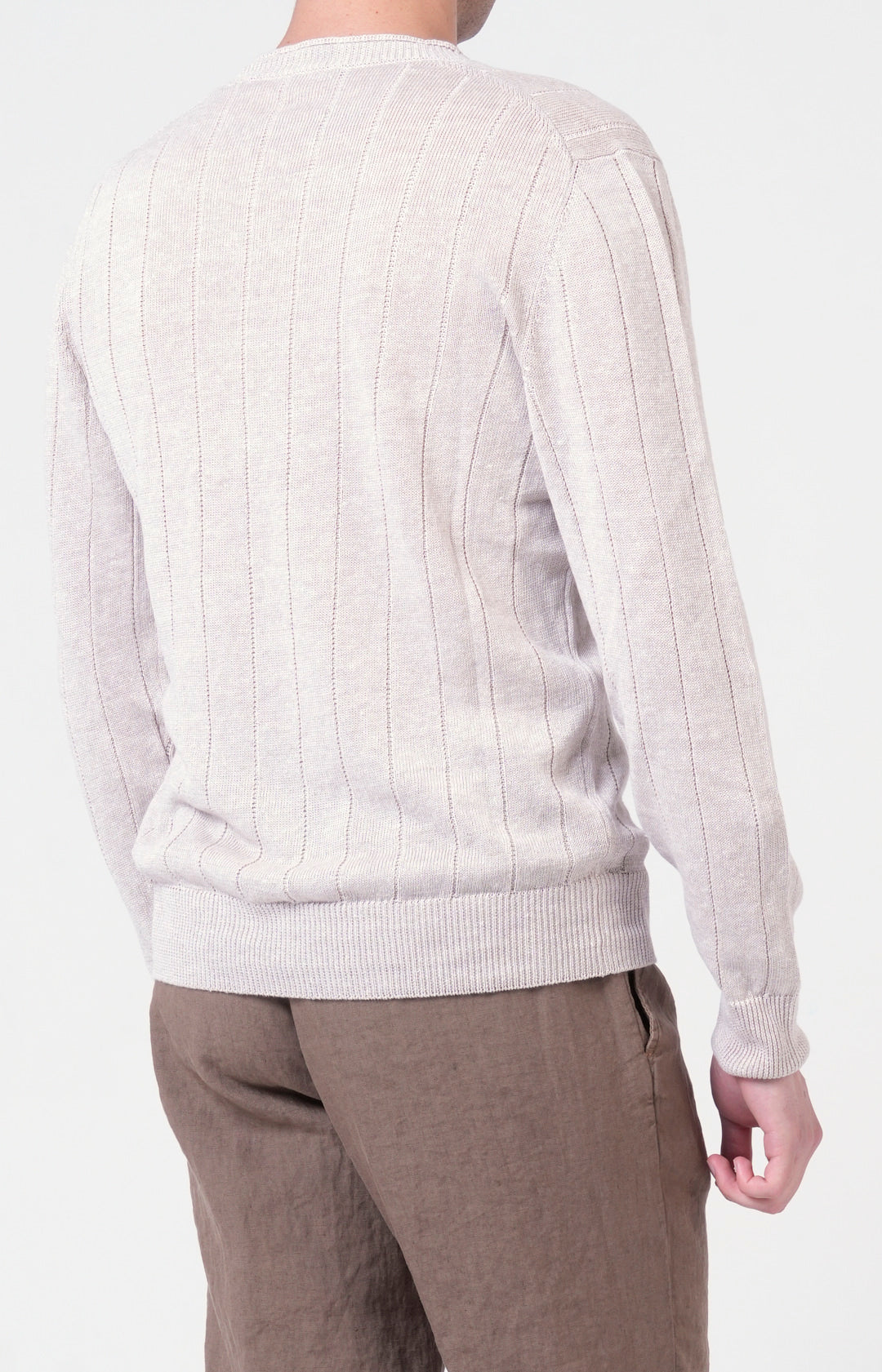 "NEW" Girocollo in lino e cotone