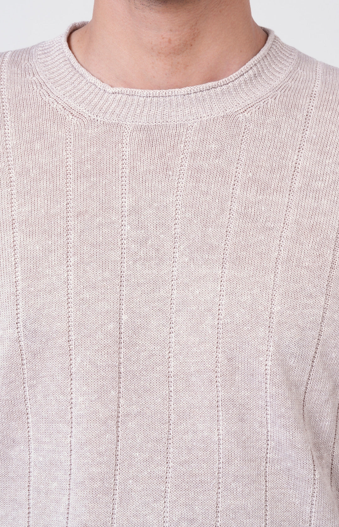 "NEW" Girocollo in lino e cotone