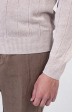 "NEW" Girocollo in lino e cotone