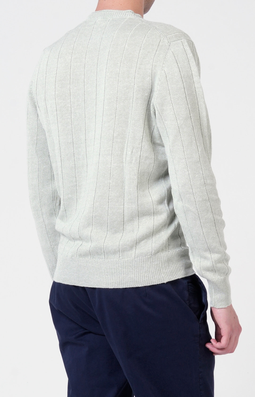 "NEW" Girocollo in lino e cotone