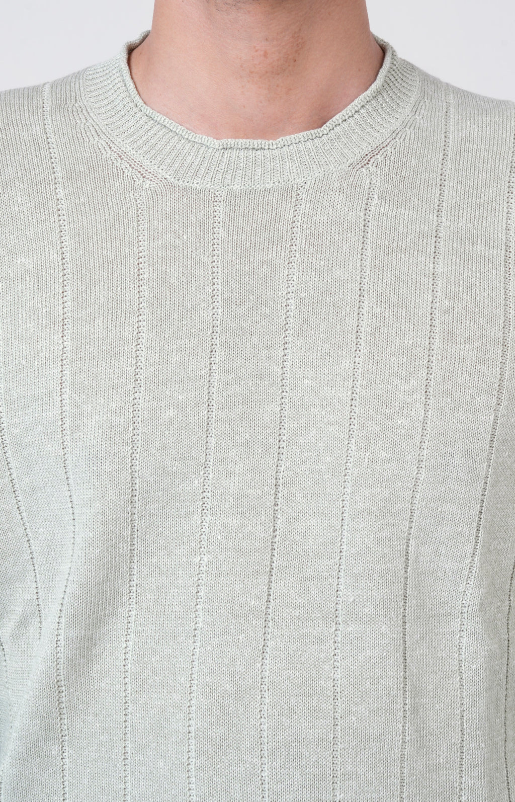 "NEW" Girocollo in lino e cotone