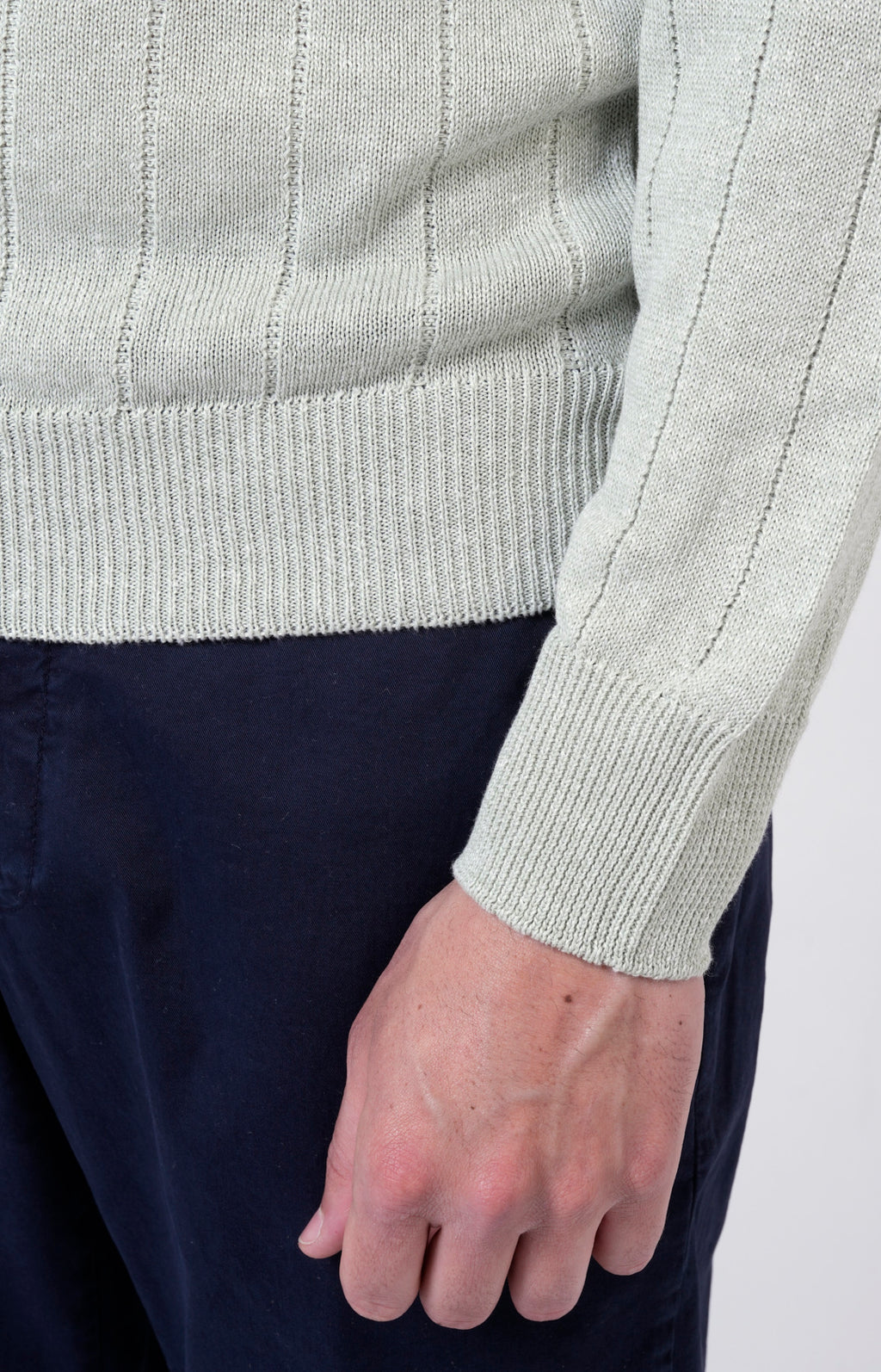 "NEW" Girocollo in lino e cotone