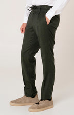 Pantalone "Leisure Fit" in flanella con pinces