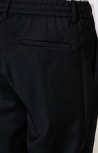 Pantalone "Leisure Fit" in flanella con pinces