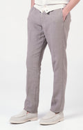 “Leisure Fit” linen trousers