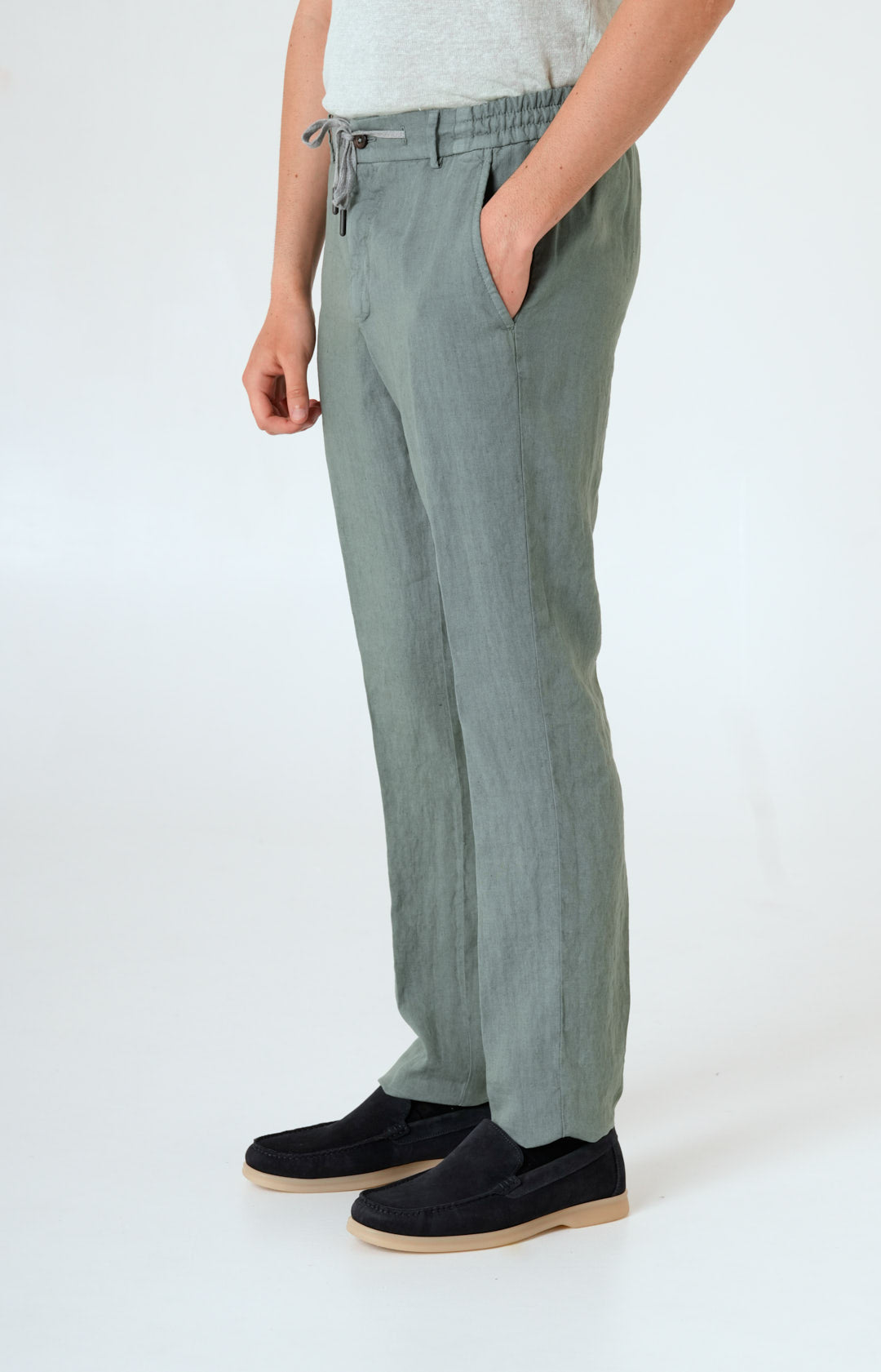 Pantalone “Leisure Fit” in lino