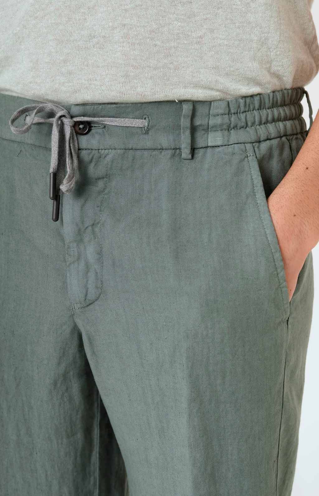 Pantalone “Leisure Fit” in lino