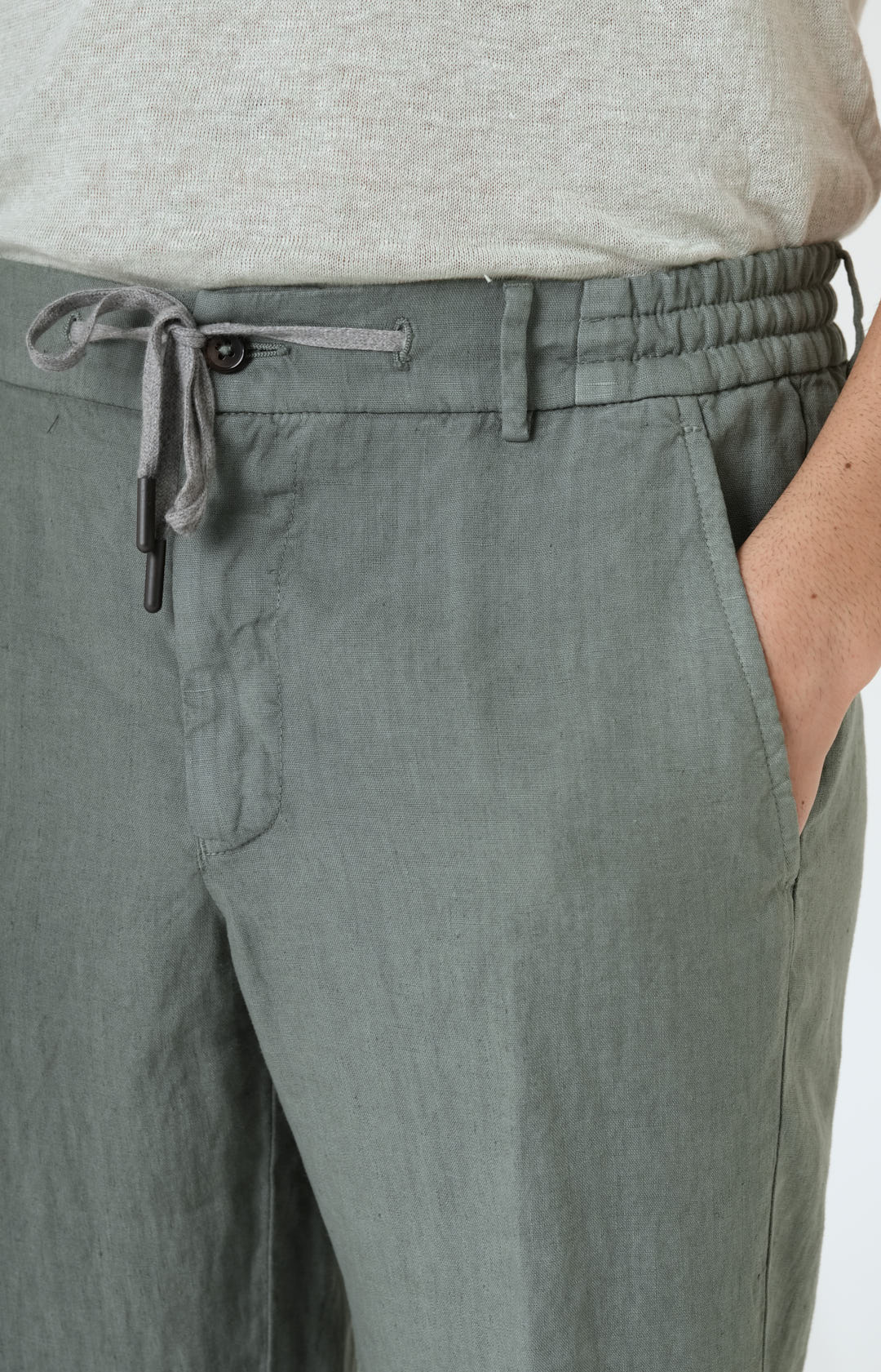 Pantalone “Leisure Fit” in lino