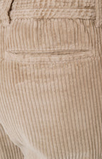 "Leisure Fit" trousers in stretch velvet