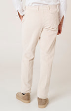 "Leisure Fit" trousers in stretch velvet