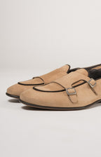 Mocassino doppia fibbia in suede_501_2