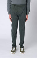 Comfort trousers with America pocket in stretch gabardine
