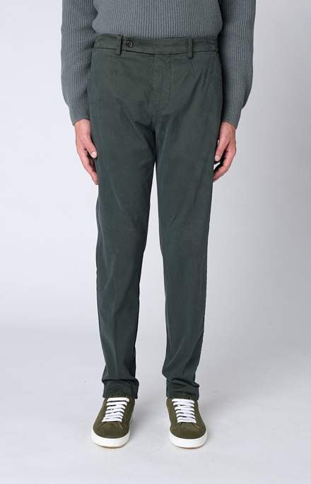 Comfort trousers with America pocket in stretch cotton