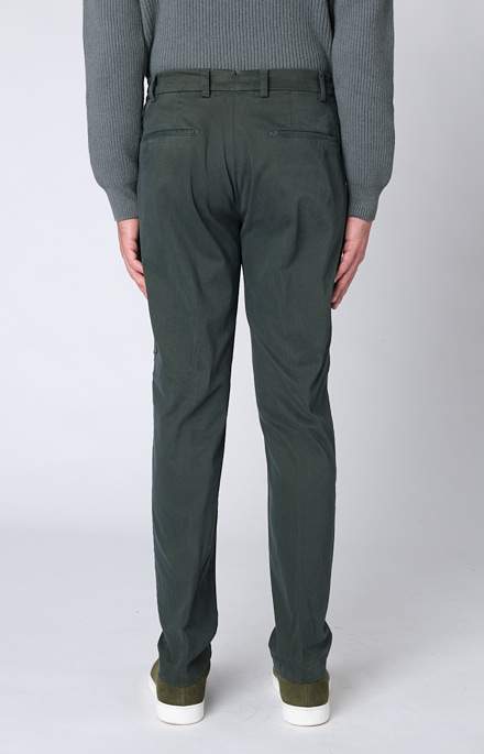 Comfort trousers with America pocket in stretch cotton
