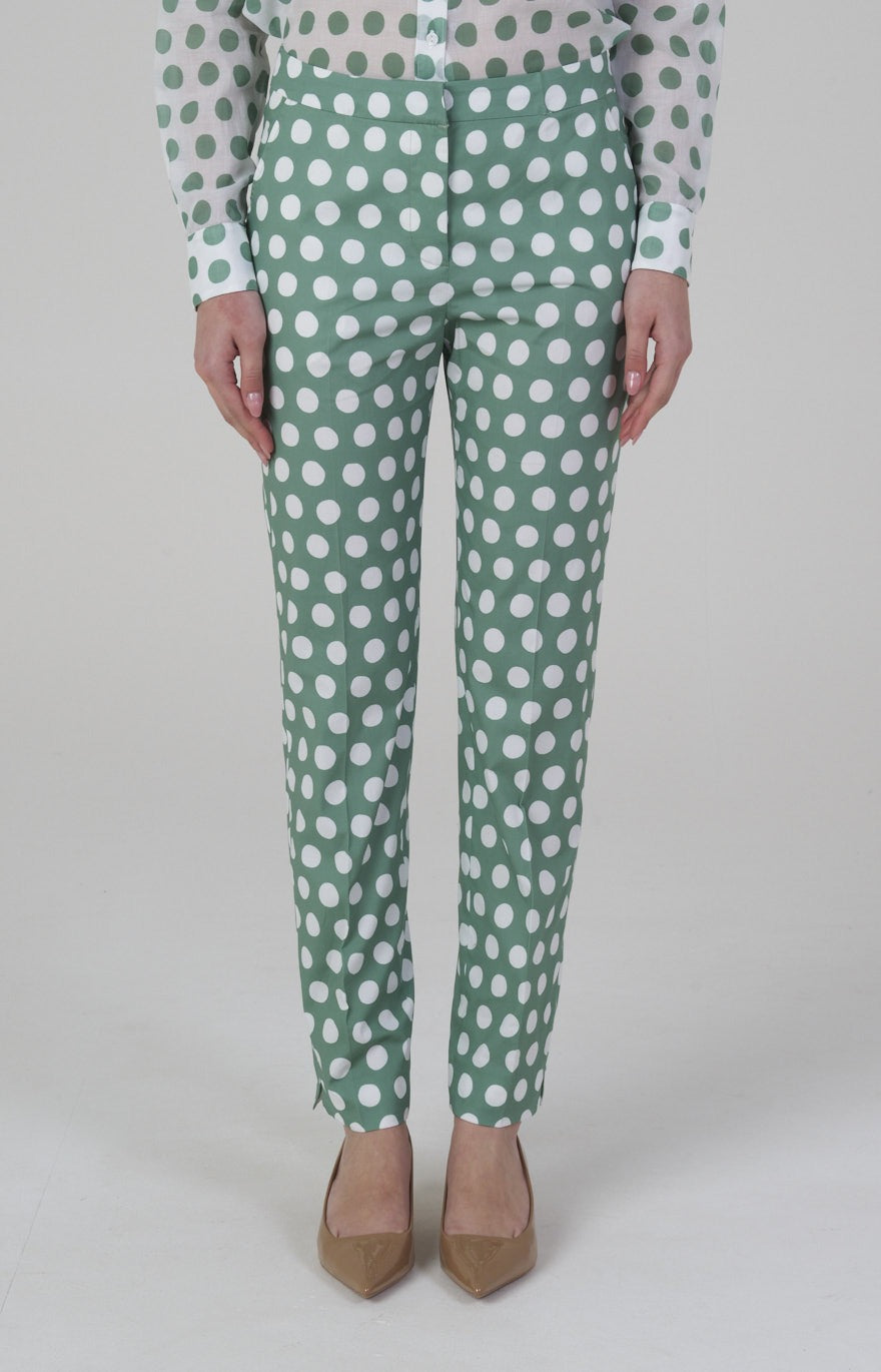 Pantalone in cotone stretch