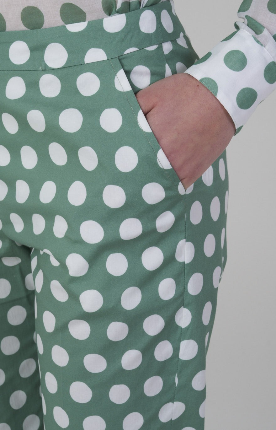 Pantalone in cotone stretch