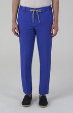 “Leisure Fit” linen trousers