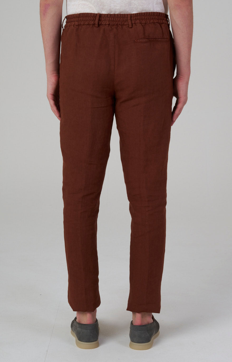 Pantalone “Leisure Fit” in lino