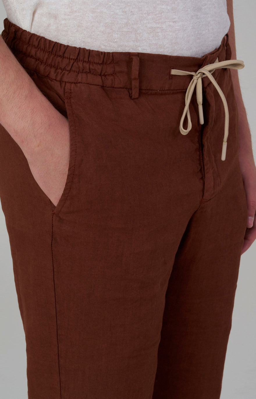 Pantalone “Leisure Fit” in lino