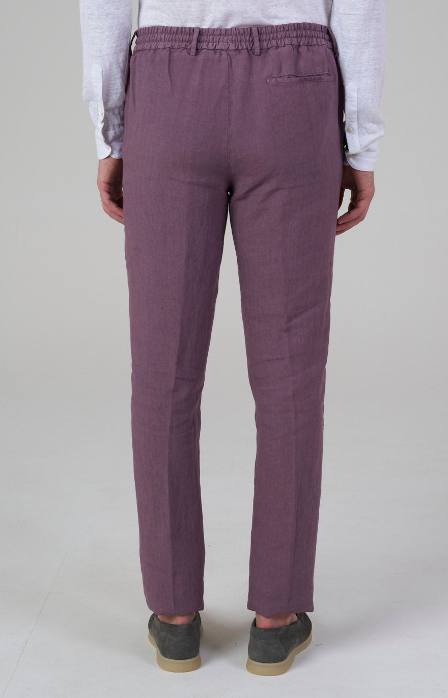 Pantalone “Leisure Fit” in lino