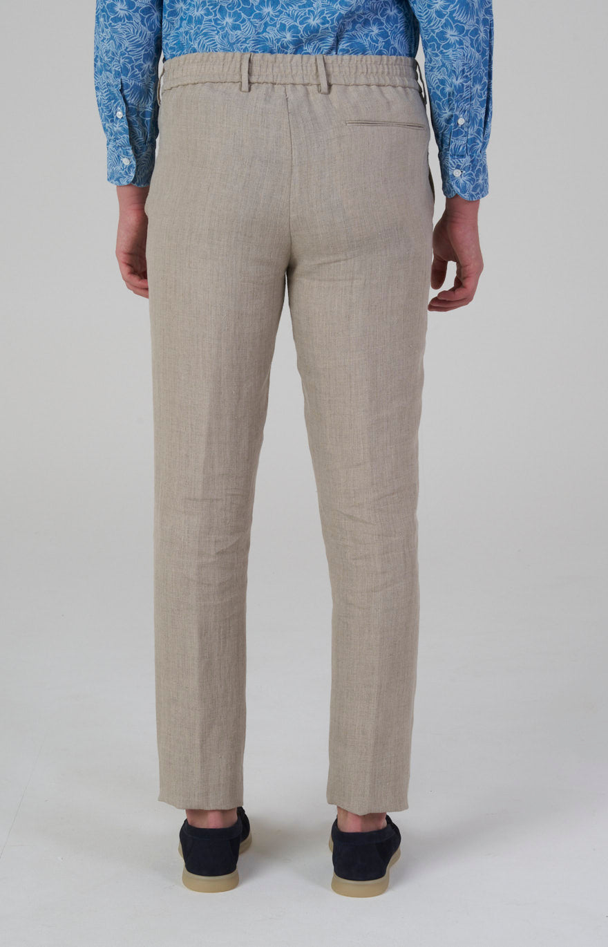 Pantalone “Leisure Fit” in lino