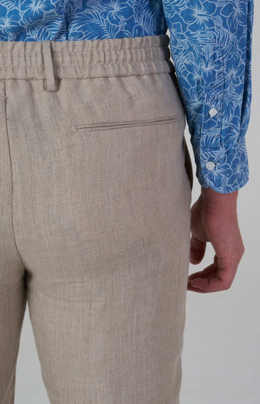 Pantalone “Leisure Fit” in lino