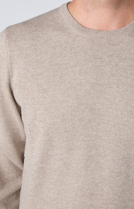 Girocollo in lana e cashmere