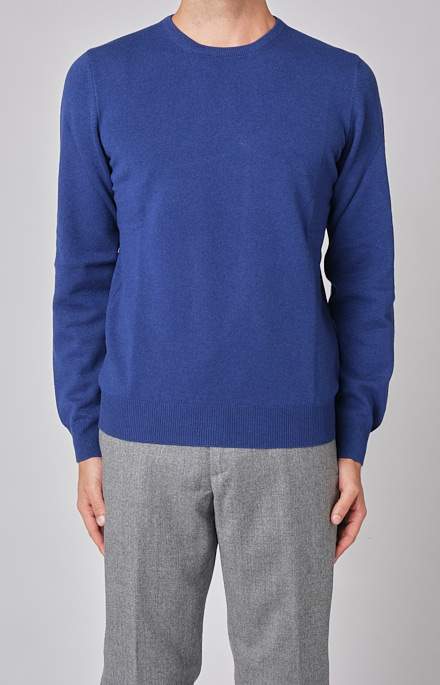 Girocollo in lana e cashmere