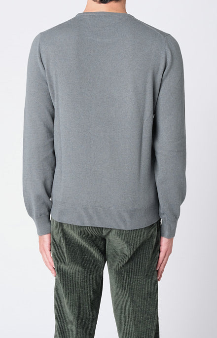 Girocollo in lana e cashmere