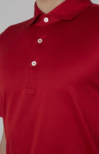 Polo manica corta in filo di Scozia ultra-light