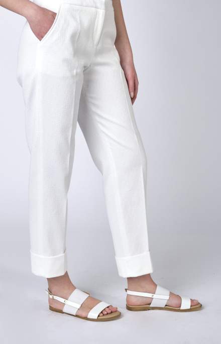 Pantalone elasticizzato con risvolto_COL_313_02