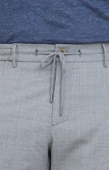 Pantalone leisure fit in puro lino con coulisse_396_2