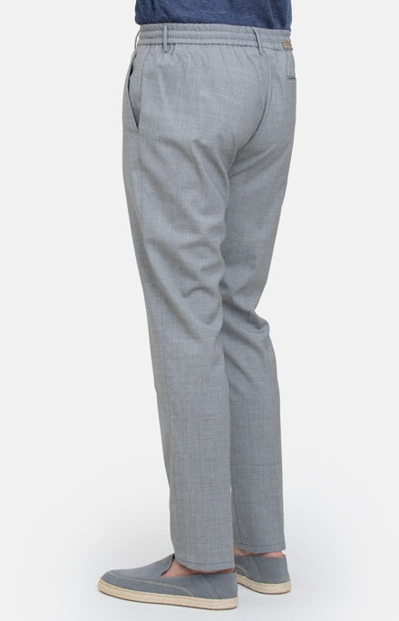 Pantalone leisure fit in puro lino con coulisse_396_3