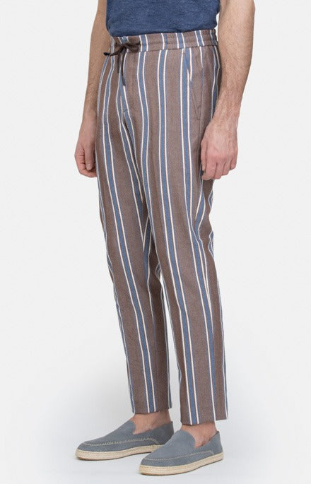 Pantalone "Leisure Fit" in Lino